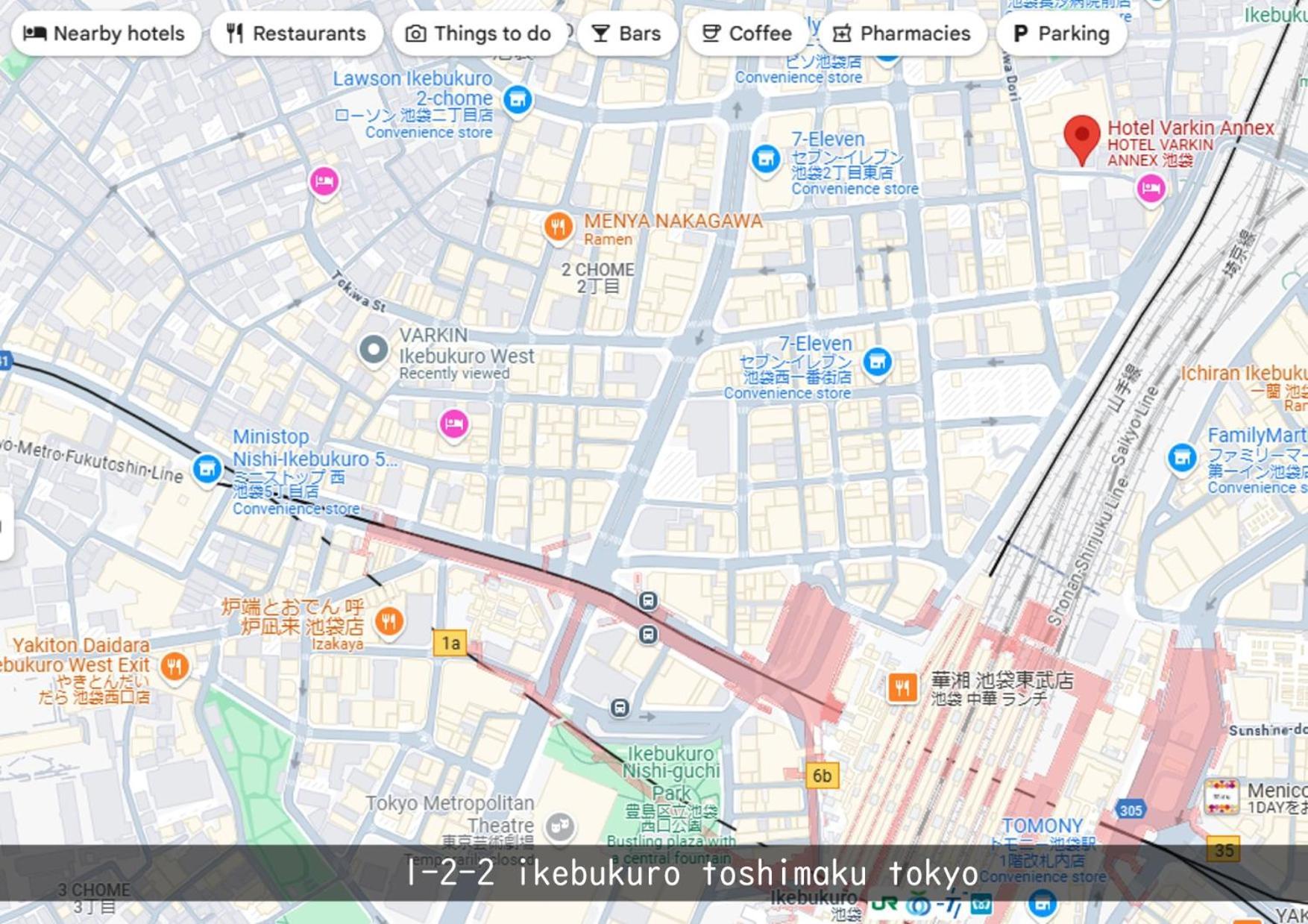 Hotel Varkin Annex Tokyo Luaran gambar